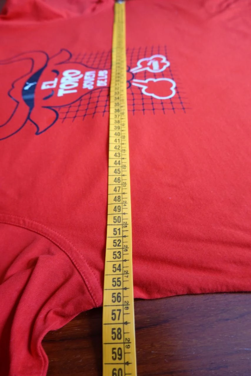 Red Puma men's XL T-shirt with El Toro print, sporty style – photo 10